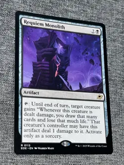 Requiem Monolith 0113 MTG Edge of Eternities Magic The Gathering NM - Image 1