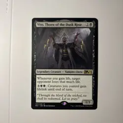MTG Vito, Thorn of the Dusk Rose: Magic 2021 Core Set M21 LP - Image 1
