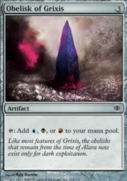 Obelisk of Grixis - Medium Play MTG Shards of Alara - Image 1