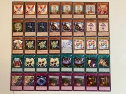 YUGIOH Archlord Kristya Fairy Deck Complete 40 Cards - Image 2
