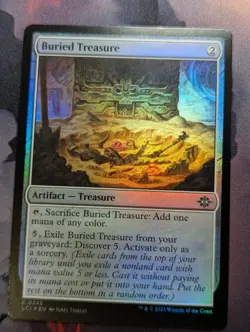 Buried Treasure - LCI - 0246 - MTG - TCG Card - FOIL - Image 1