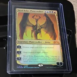 Magic the Gathering MTG - Nicol Bolas, Planeswalker - Foil - Promo - NM - Image 1