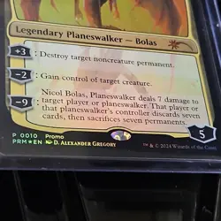 Magic the Gathering MTG - Nicol Bolas, Planeswalker - Foil - Promo - NM - Image 2