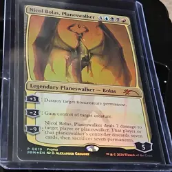 Magic the Gathering MTG - Nicol Bolas, Planeswalker - Foil - Promo - NM - Image 3