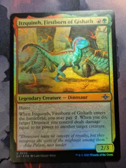 Itzquinth, Firstborn of Gishath - LCI - 0230 - MTG - TCG Card - FOIL - Image 1