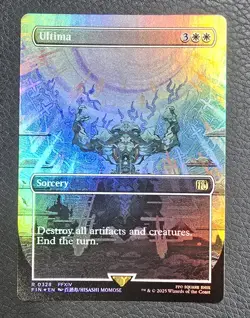 MTG Ultima (Borderless) Final Fantasy Foil MTG NM Magic Card - Image 1