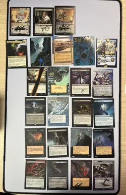 24 Signed & Altered Magic the Gathering MtG Lot EDG Commander cards - Image 1