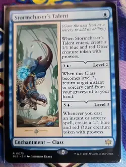 Stormchaser’s Talent - MTG Bloomburrow Rare | Class Enchantment | NM #75 - Image 1