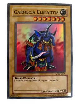 YUGIOH Garnecia Elefantis MRD-E125 Super Rare 2002 LP - Image 1