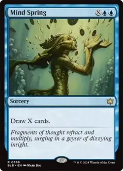 Mind Spring Bloomburrow MTG Magic - Image 1