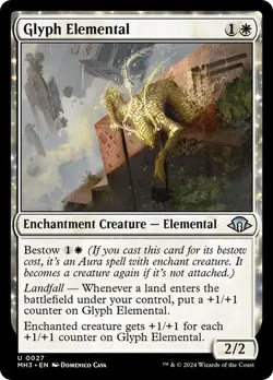 Glyph Elemental Modern Horizons 3 MTG Magic The Gathering - Image 1
