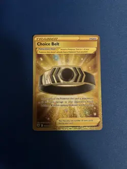 Choice Belt 211/189 - Pokemon 2022 Astral Radiance Sword & Shield SECRET RARE - Image 1