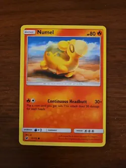 Pokemon SM Crimson Invasion - 13/111 NUMEL, Unlimited Common - Image 1