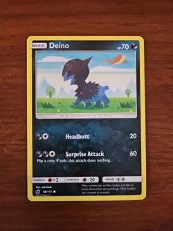 Pokemon SM Crimson Invasion - 60/111 DEINO, Unlimited Common - Image 1