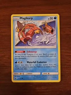 Pokemon SM Crimson Invasion - 17/111 MAGIKARP, Unlimited Common - Image 1