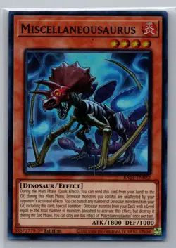 Yugioh Miscellaneousaurus RA04-EN022 Super Rare Foil - NM - Image 1