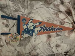 2025 Pokemon World Championships Anaheim Worlds Varsity Pikachu Pennant - Image 1