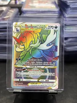 Holo Hisuian Samurott VSTAR 197/189 Secret Rare Astral Radiance Pokemon TCG - Image 1