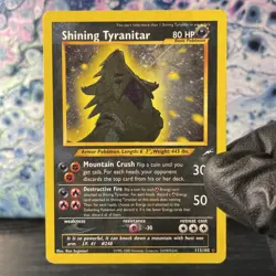 Pokemon TCG Shining Tyranitar 113/105 Neo Destiny Holo - Image 1