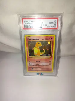 2016: Pokemon XY Charmander Holo #9 Evo Cosmos Toys R Us Charmander PSA 10 - Image 1
