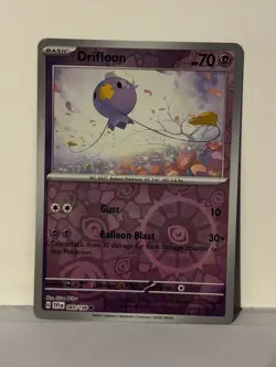 Drifloon Reverse Holo 089/198 SV01: Scarlet & Violet Base Set NM Pokemon Fast Sh - Image 1