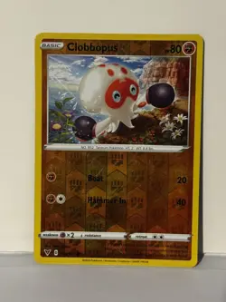 Clobbopus Reverse Holo 100/185 SWSH04: Vivid Voltage NM Pokemon Fast Ship - Image 1