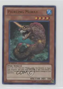 Piercing Moray (Super Rare) 1st Ed. YuGiOh Generation Force #GENF-EN082 u3f - Image 1