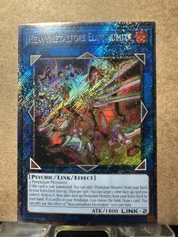 Yugioh! Heavymetalfoes Electrumite - RA04-EN292 - Platinum Secret Rare - 1st Edi - Image 1