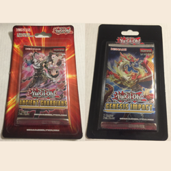 Yugioh Ancient Guardians and Genesis Impact Packs - 7 Cards each Pack - Image 1