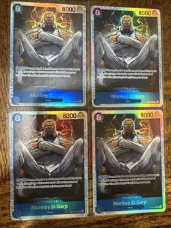 Monkey D. Garp OP12-056 SR Legacy of the Master ONE PIECE Card ENGLISH Playset - Image 3