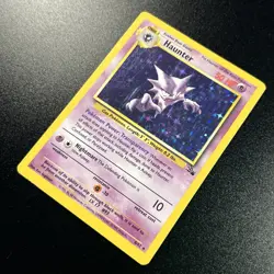 Haunter 6/62 Fossil Holo Vintage Pokemon Card WOTC 1999 LP - Image 2