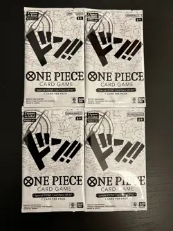 One piece OP-11 A Fist Of Divine Speed Special Don Card Pack DP-07 LOT of 4 - Image 1