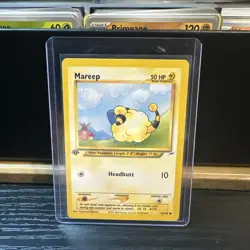 1ST EDITION Mareep Neo Destiny #75/105 Pokemon Card - NEAR MINT - Image 1