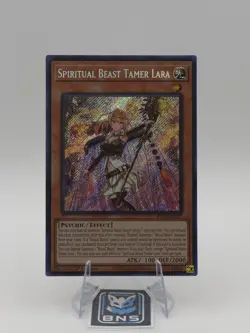 Spiritual Beast Tamer Lara - BLTR-EN017 - 1st Edition NM Secret Rare Yugioh Card - Image 1