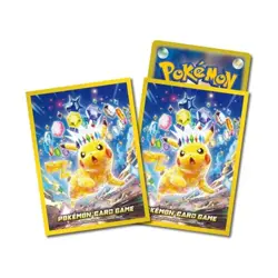 Pokemon Center Original Card Sleeves Premium Gloss Pikachu Stellar Tera Type F/S - Image 1