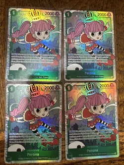 Set Of 4 Perona SR OP12-034 ENGLISH ONE PIECE Card Legacy of the Master - Image 2