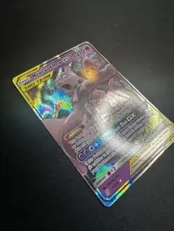 Mewtwo & Mew GX 71/236 Tag Team Ultra Rare Unified Minds Pokemon Card NM/M - Image 2