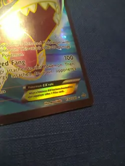 Pokemon- Sharpedo EX Full Art Holo Card 152/160 - Image 4