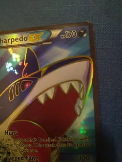 Pokemon- Sharpedo EX Full Art Holo Card 152/160 - Image 5