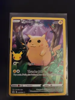 Pokemon TCG 2021 Celebrations Pikachu Holo Rare Card 5/25 NM Condition M - Image 1