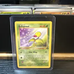 Bellsprout 49/64 Jungle 1st Edition WOTC Pokemon Card NM - Image 1