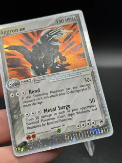 Aggron ex (95/100) - Sandstorm, Holo Rare Pokemon Card MP/Hp ZG1 - Image 3