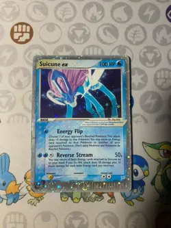 Suicune EX Holo Pokemon Card 94/95 Team Magma vs Team Aqua HP-DMG - Image 1