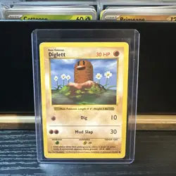 Diglett 47/102 - 1999 Base Set - Shadowless - WOTC - Pokemon Card TCG Vintage - Image 1