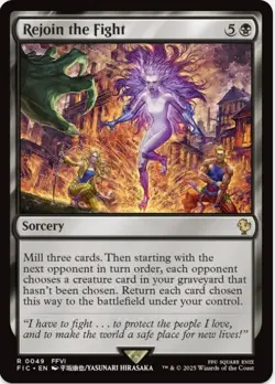 1 x Rejoin the Fight - Final Fantasy Commander - LP - MTG - Image 1