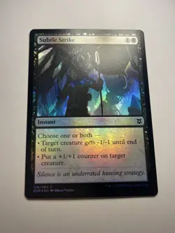 Subtle Strike Zendikar Rising ZNR- Magic the Gathering MTG Black - Image 1