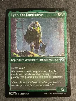 MTG Fynn, the Fangbearer (Foil Etched), NM-Mint, (MUL #0091) Foil - Image 1