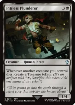 1 x Pitiless Plunderer - Final Fantasy Commander - LP - MTG - Image 1