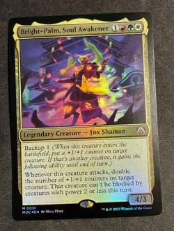 MTG Bright-Palm, Soul Awakener, NM-Mint, (MOC #0001) Foil - Image 1