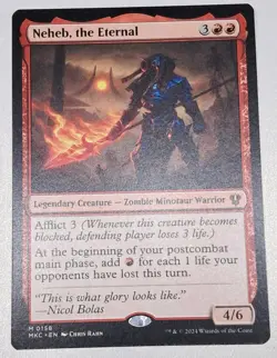 Neheb, the Eternal 0158 Non Foil Mythic Murders at Karlov Manor MTG Near Mint - Image 1